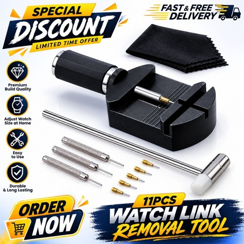 Watch link remover tool - watch, kit