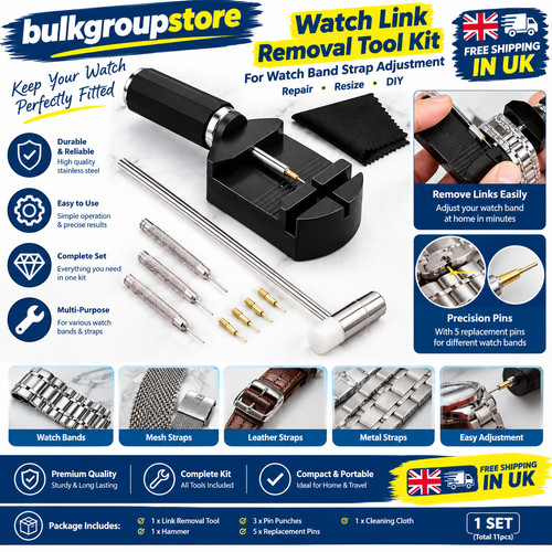 Watch link remover - watch, kit